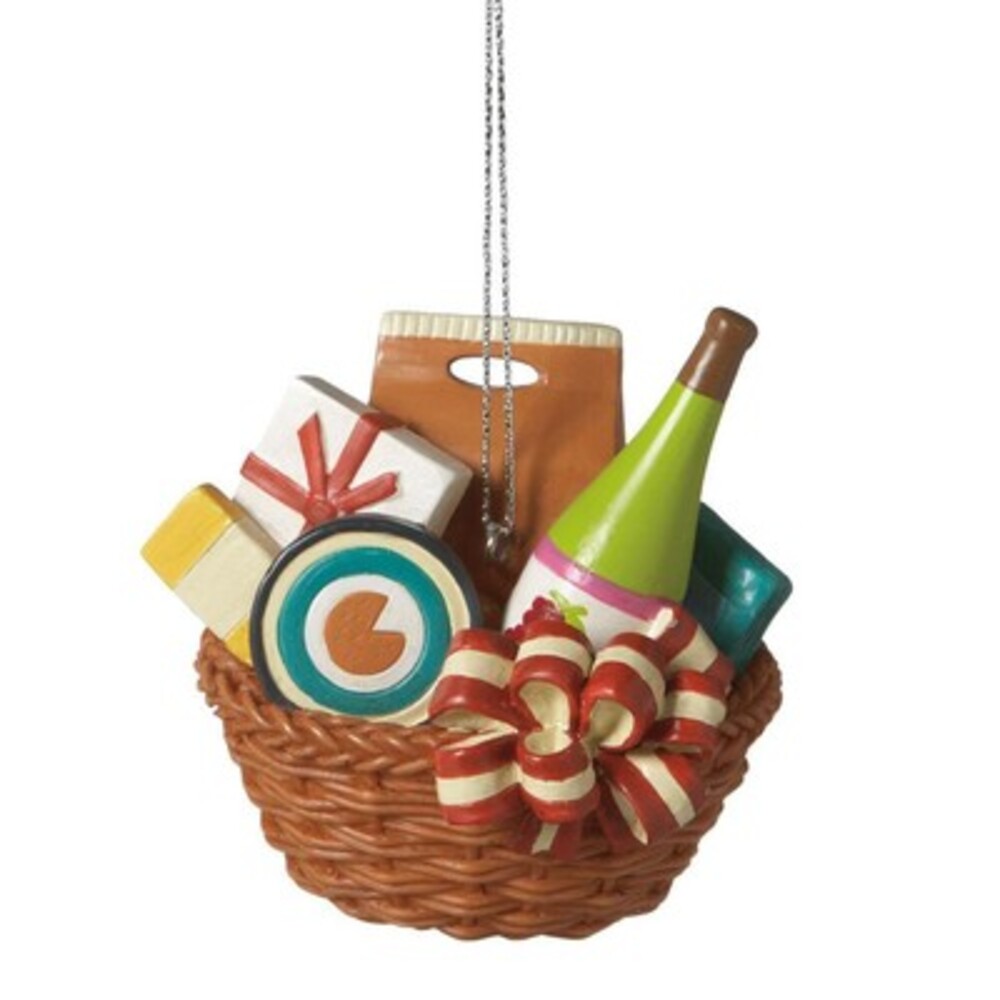 Midwest CBK Gift  Basket Resin Christmas Ornament  NWT